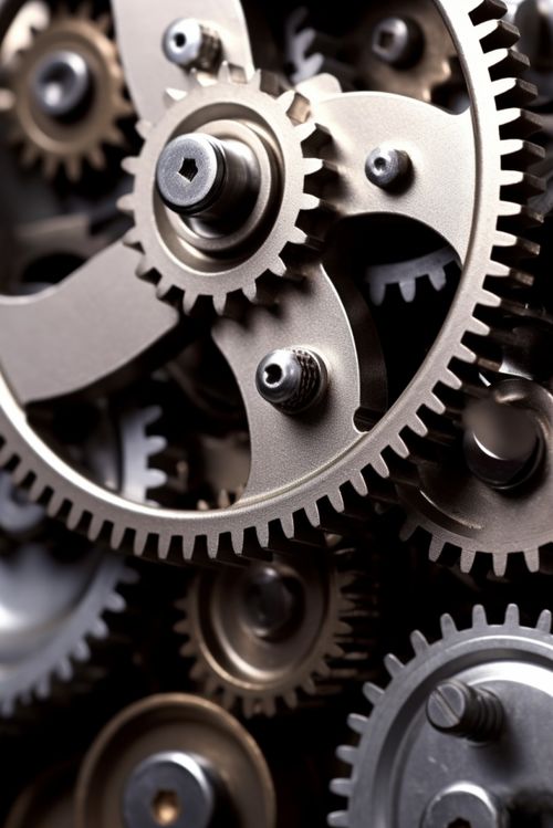 機器部件工廠工業機械齒輪零件攝影圖片 攝影圖